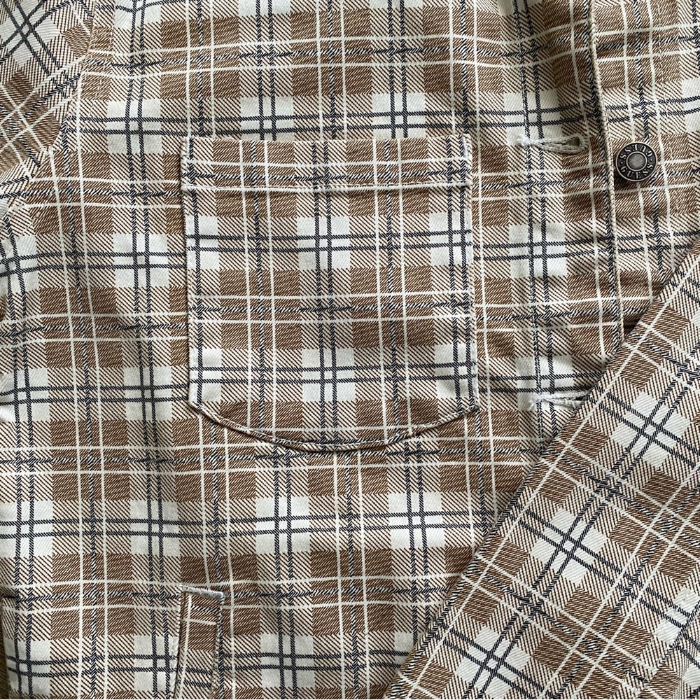 Guess Tan Casual Button Down Jacket - image 3